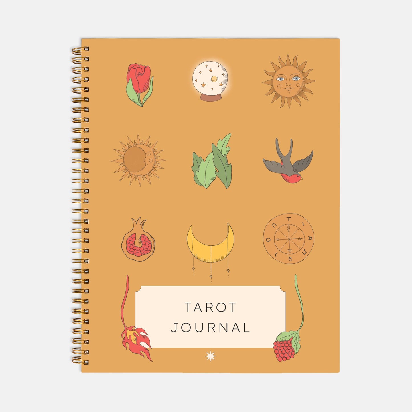 Magical Life Tarot Journal with a Witchy Aesthetic Gothic Notebook 8.5 x 11