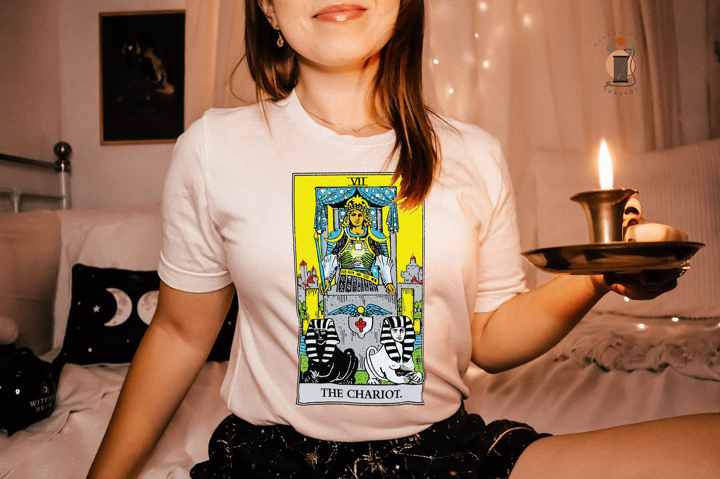 The Chariot Tarot Card Shirt Dark Academia Gift for Tarot Readers