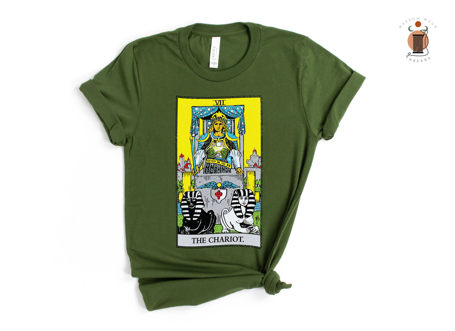 The Chariot Tarot Card Shirt Dark Academia Gift for Tarot Readers