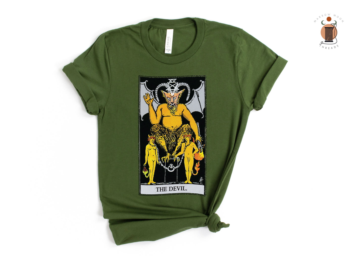 The Devil Tarot Card Shirt Dark Academia Gift for Tarot Readers