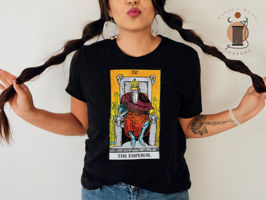 The Emperor Tarot Card Shirt Dark Academia Gift for Tarot Readers