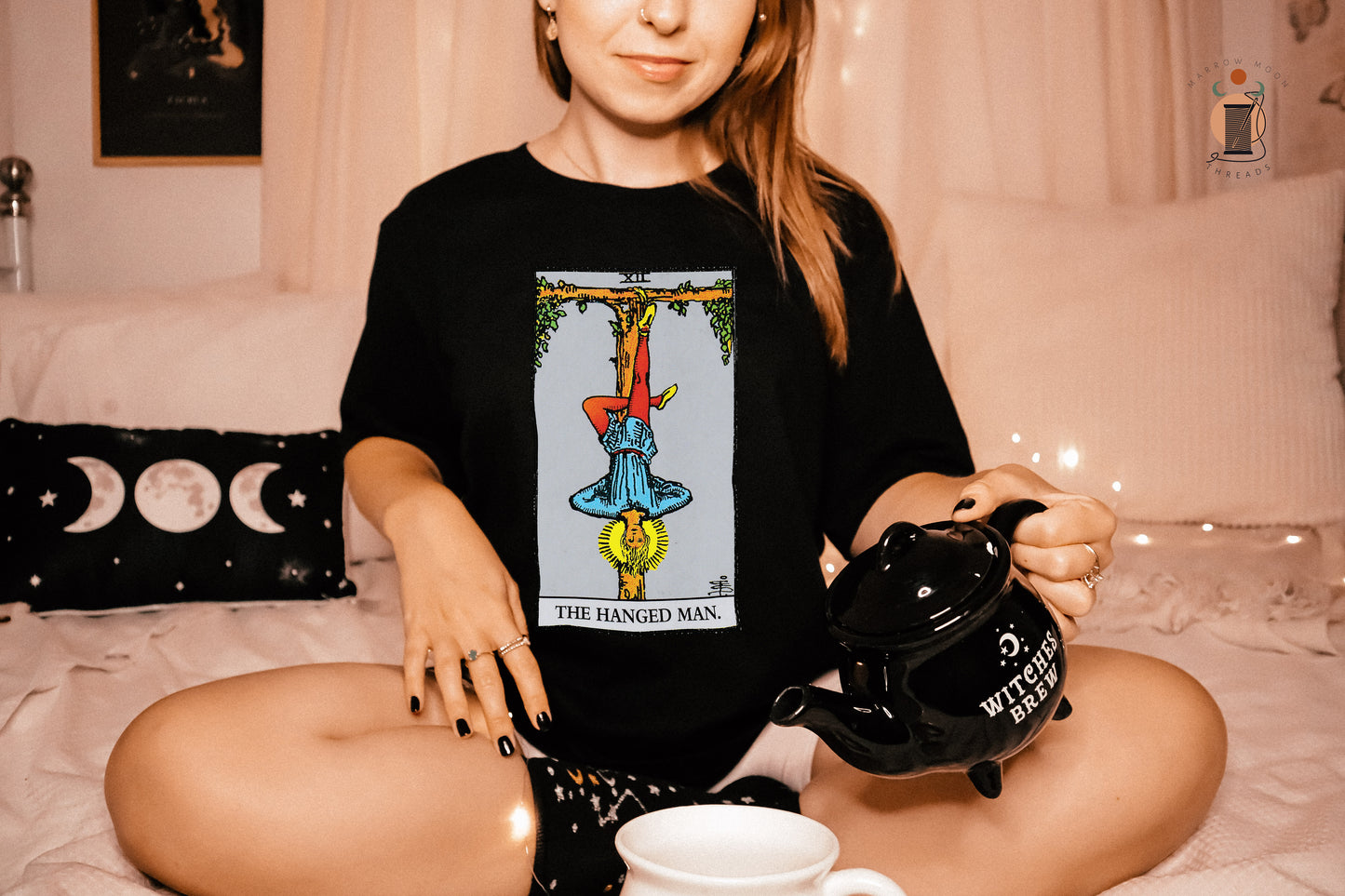 The Hanged Man Tarot Card Shirt Dark Academia Gift for Tarot Readers