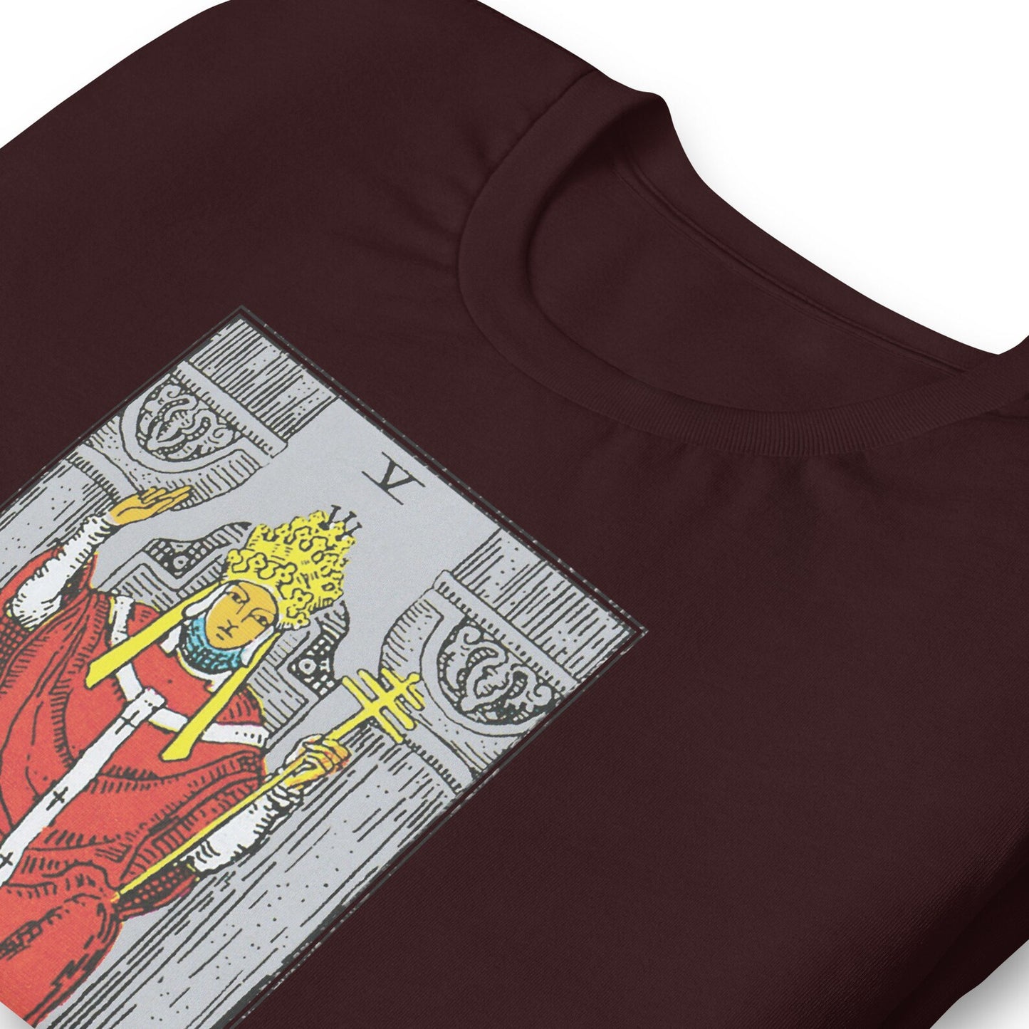 The Hierophant Tarot T-Shirt, Tarot Card Shirt, Hierophant Tarot, Men’s Tarot Tee, Women’s Tarot Tee, Gender Neutral, Bella Canvas 3001