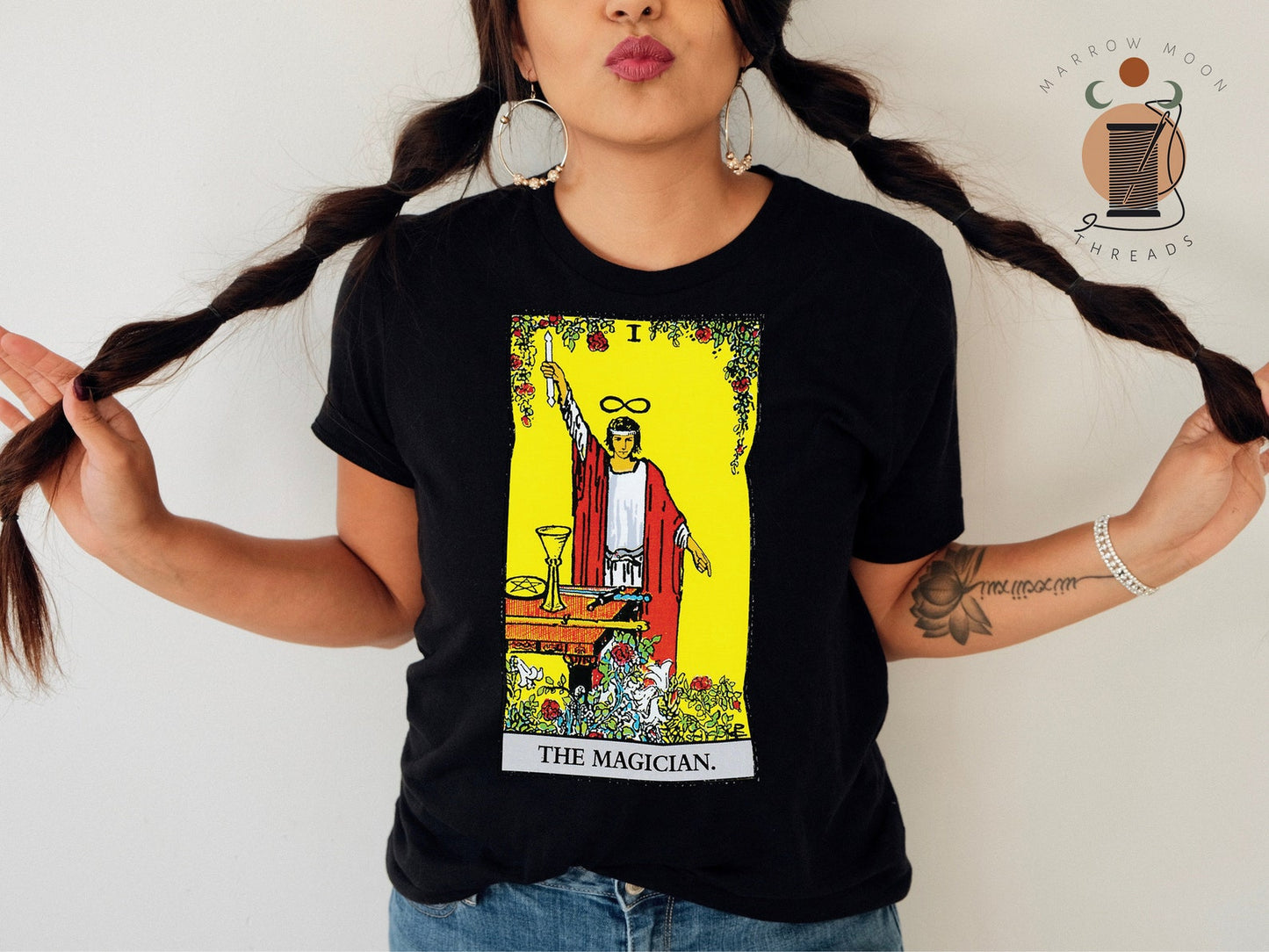 The Magician Tarot Card Shirt Dark Academia Gift for Tarot Readers