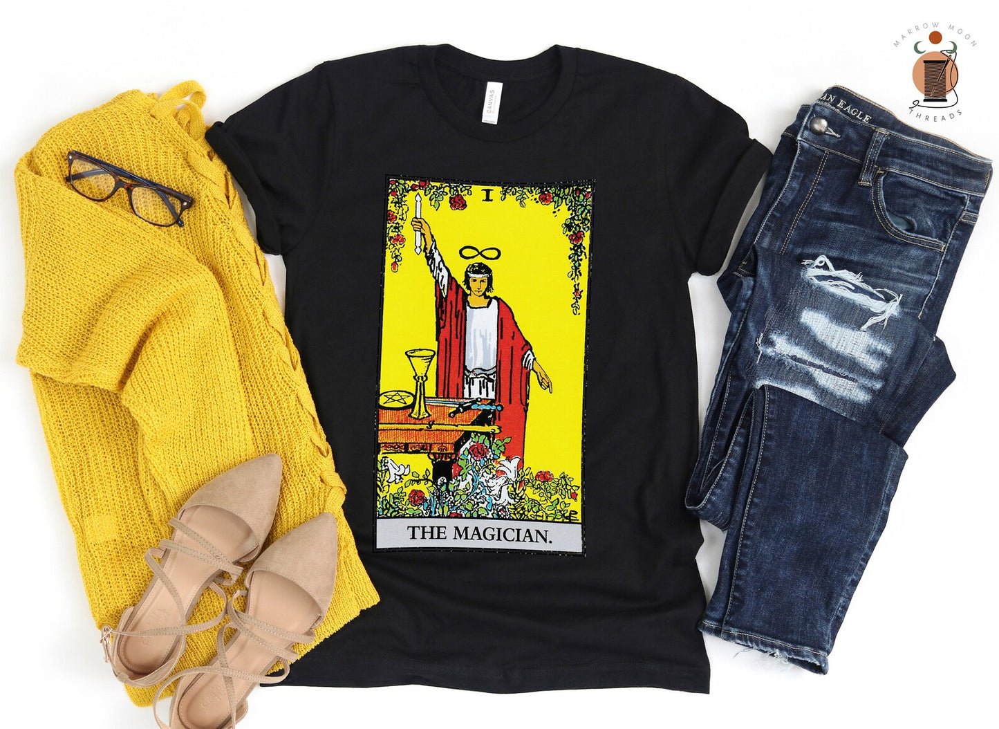 The Magician Tarot Card Shirt Dark Academia Gift for Tarot Readers