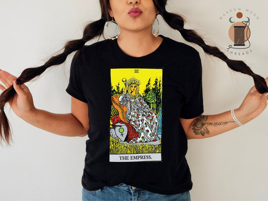 The Empress Tarot Card Shirt Dark Academia Gift for Tarot Readers