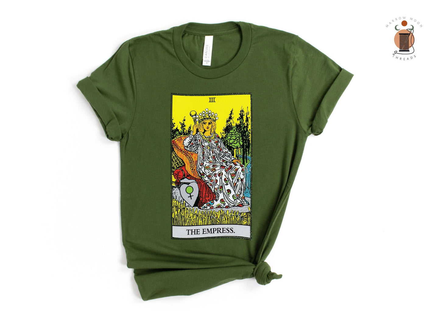 The Empress Tarot Card Shirt Dark Academia Gift for Tarot Readers