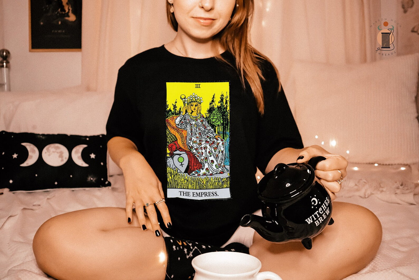 The Empress Tarot Card Shirt Dark Academia Gift for Tarot Readers