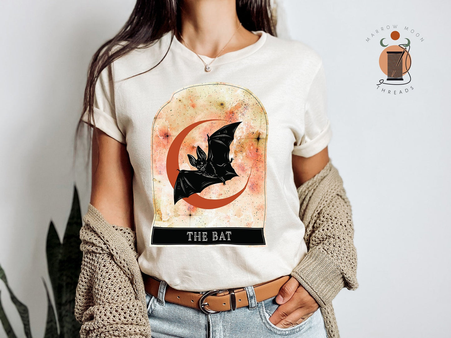 Witch's Familiar Bat Spirit Animal Shirt Fairycore Dark Academia Witch Aesthetic Shirt