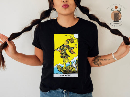 Tarot Card Shirt The Fool Dark Academia Gift for Her or Him