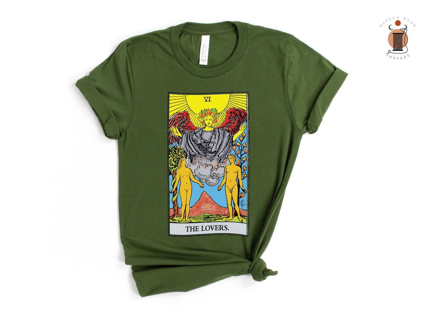 The Lovers Tarot Card Shirt Dark Academia Gift for Tarot Readers