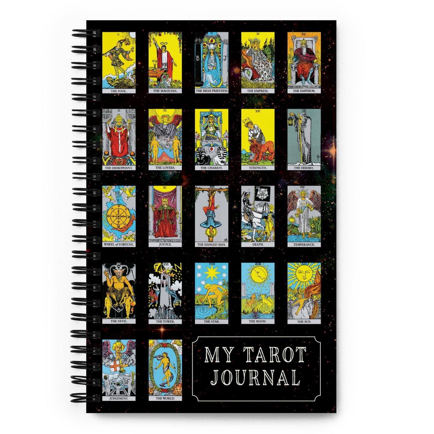 Tarot Card Journal with a Witchy Aesthetic Gothic Notebook