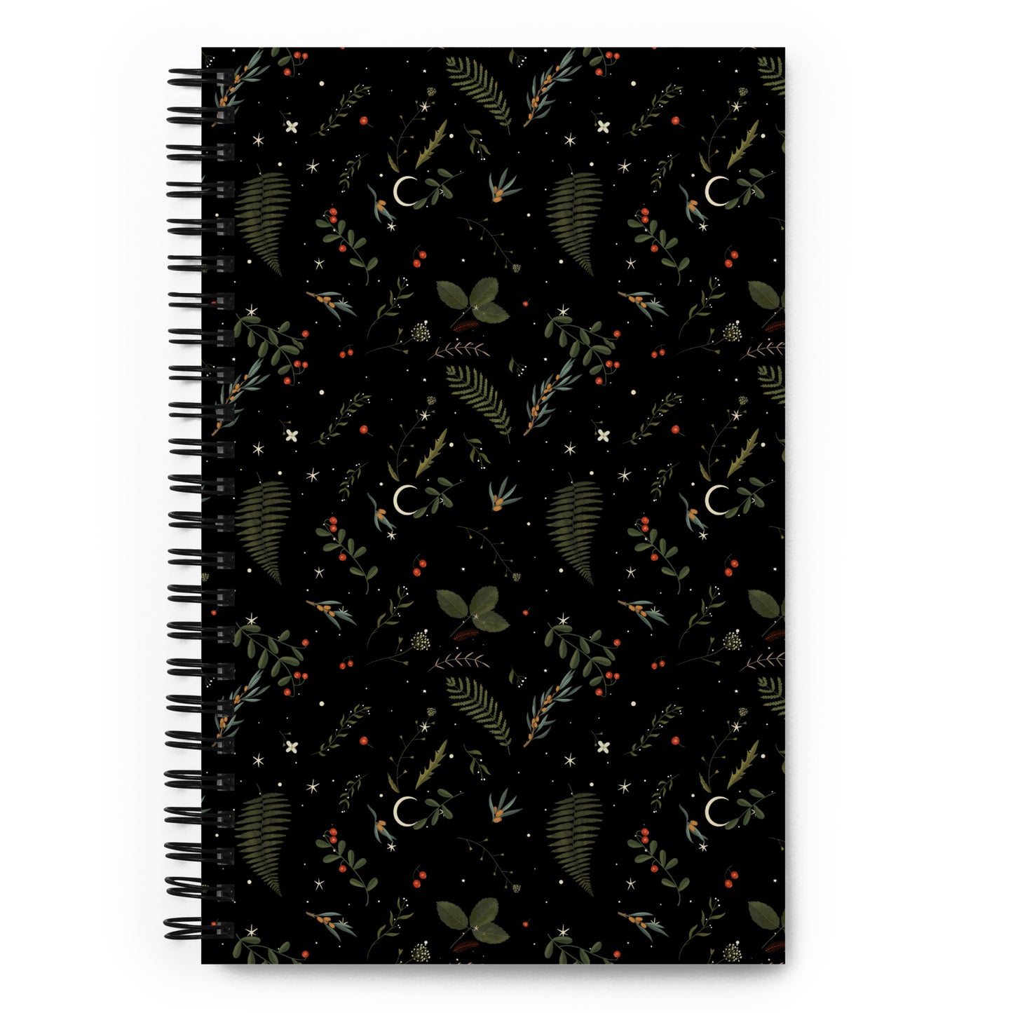 Dark Forest Botanical Magic Journal with a Witchy Aesthetic Gothic Notebook