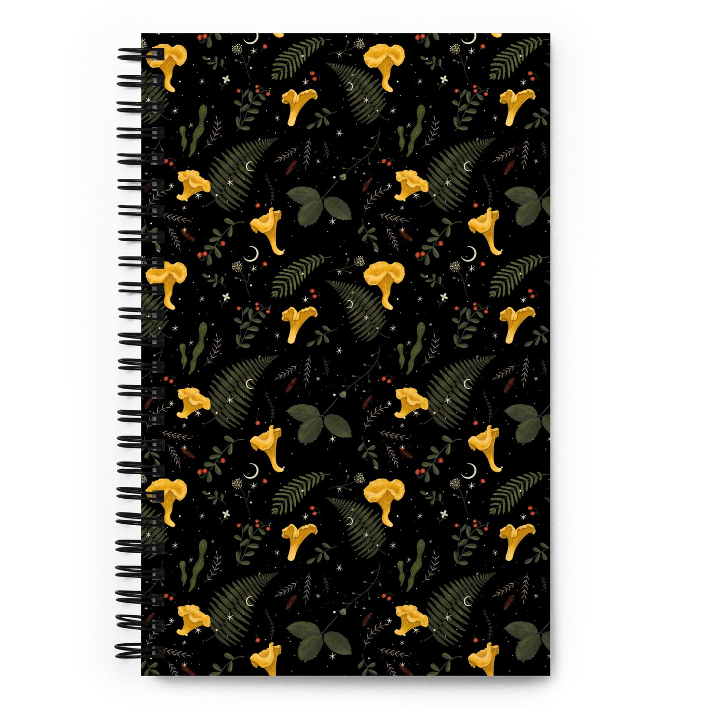 Dark Forest Botanical Floral Magic Journal with a Witchy Aesthetic Gothic Notebook