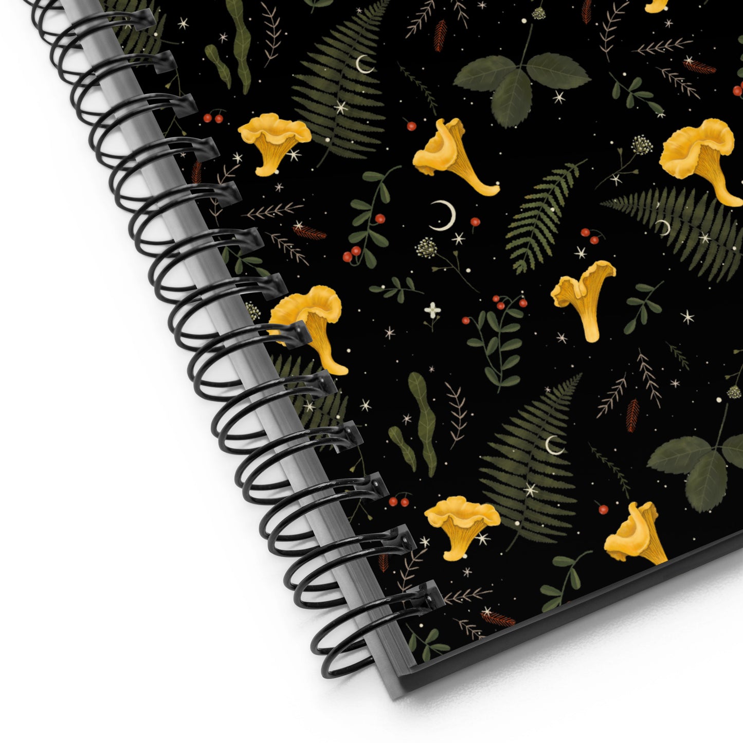 Dark Forest Botanical Floral Magic Journal with a Witchy Aesthetic Gothic Notebook