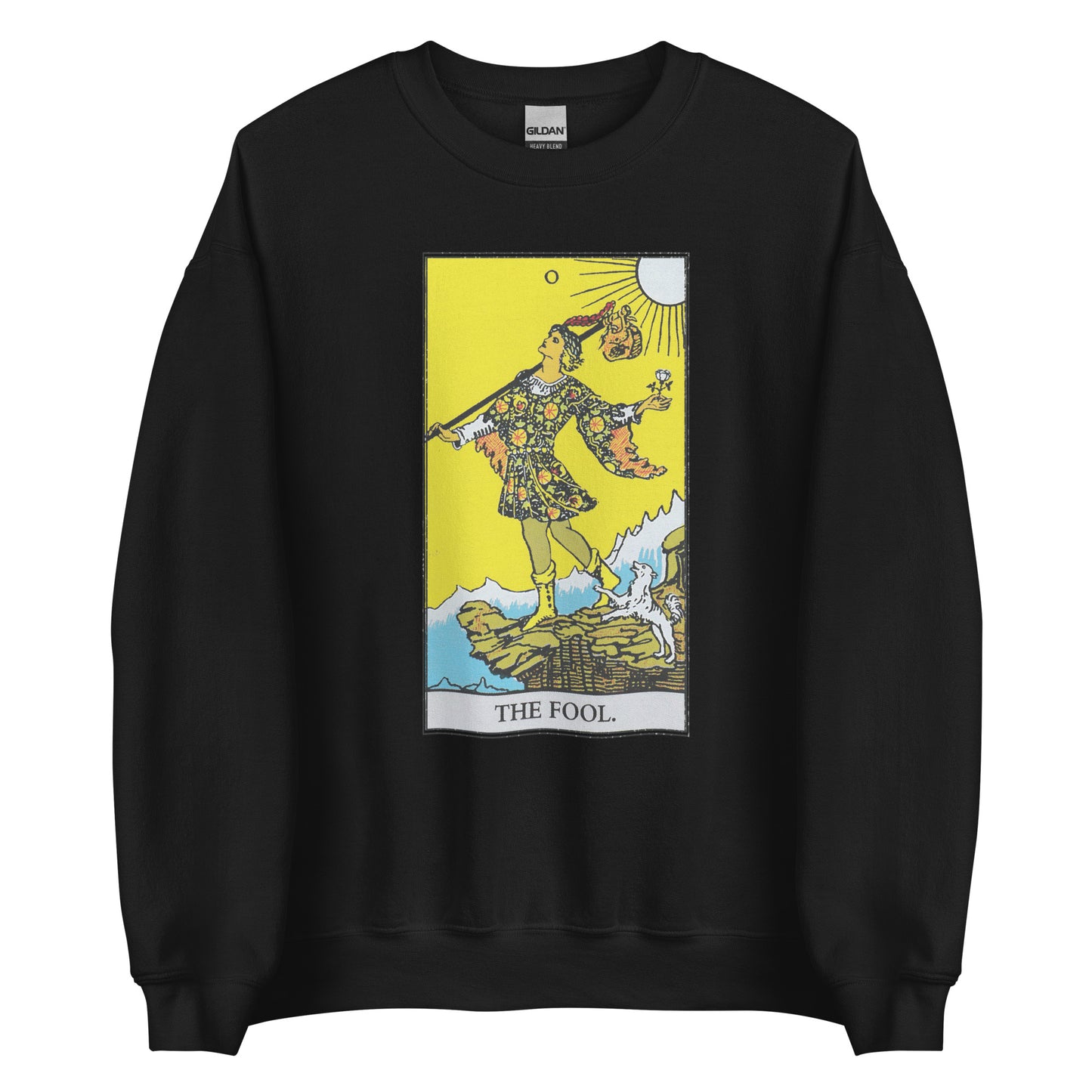 The Fool Tarot Card Shirt Witchy Sweater for Her or Him