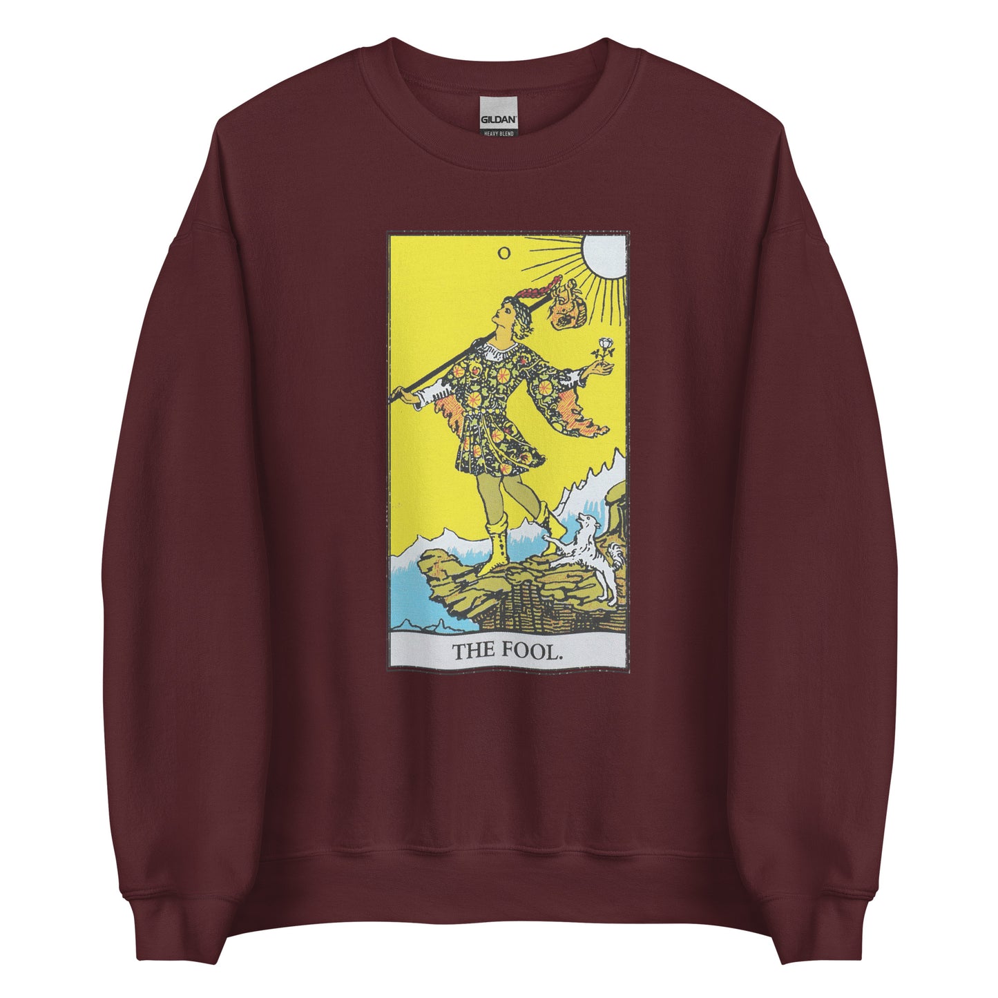 The Fool Tarot Card Shirt Witchy Sweater for Her or Him