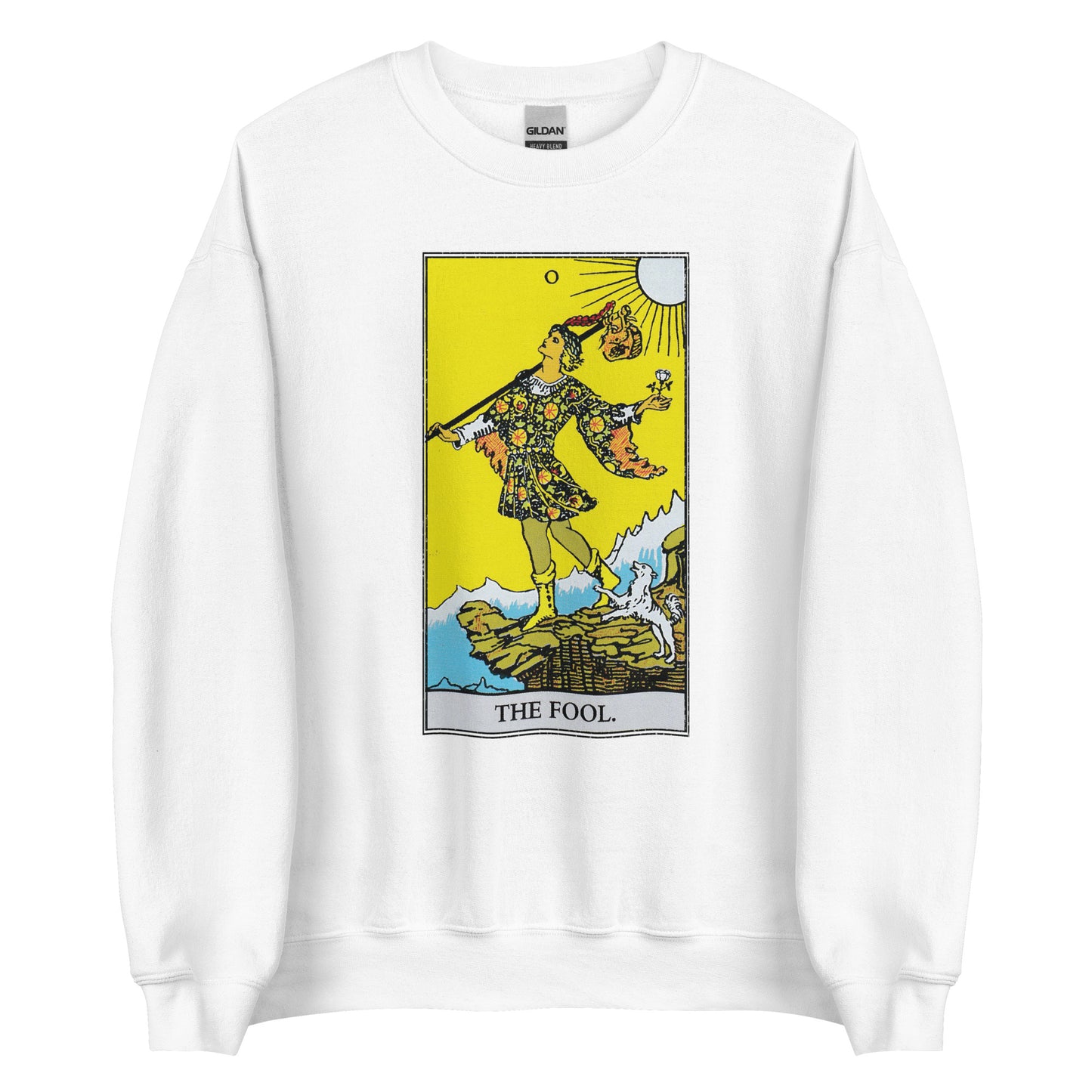 The Fool Tarot Card Shirt Witchy Sweater for Her or Him