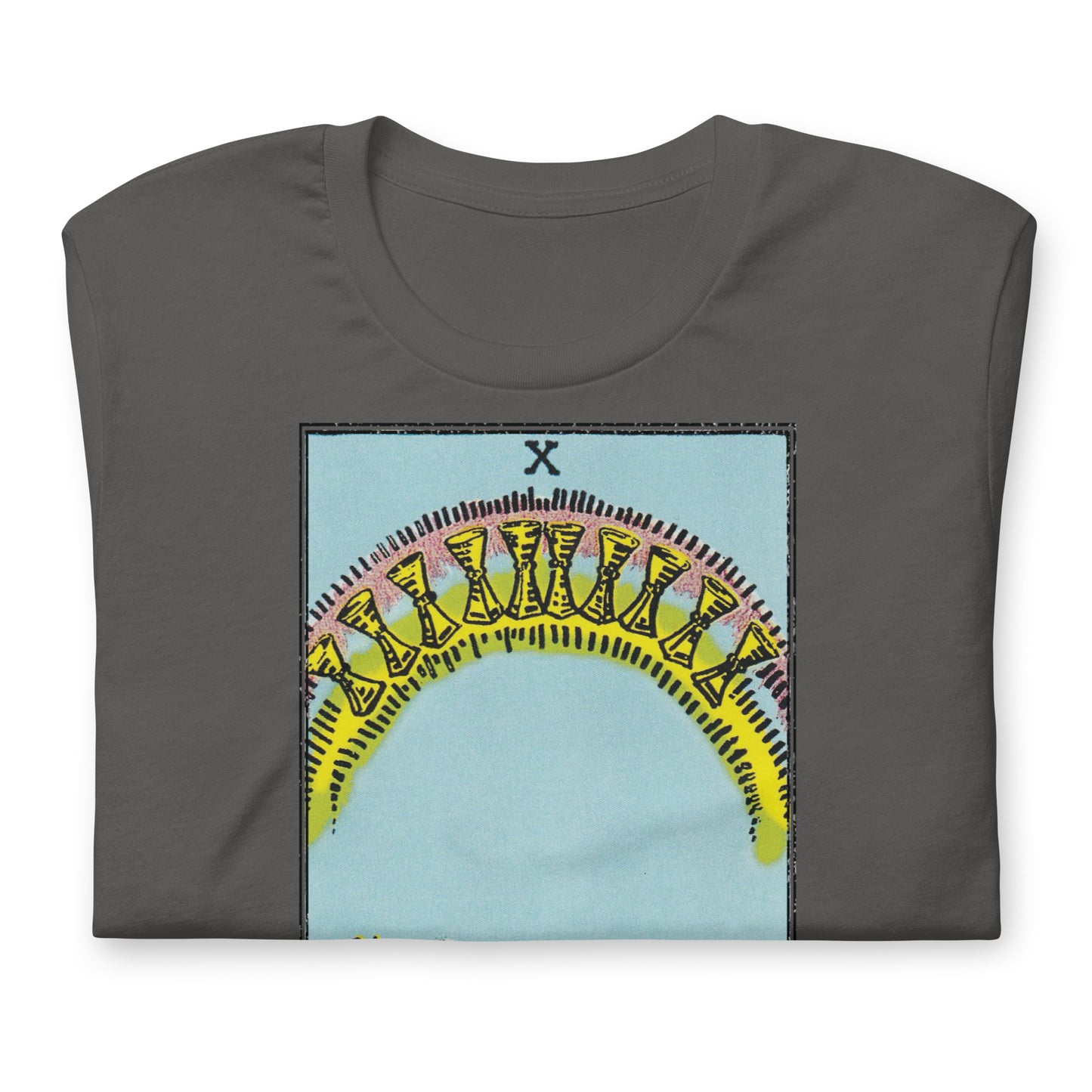 Ten of Cups Tarot Card Shirt Dark Academia Gift for Tarot Readers