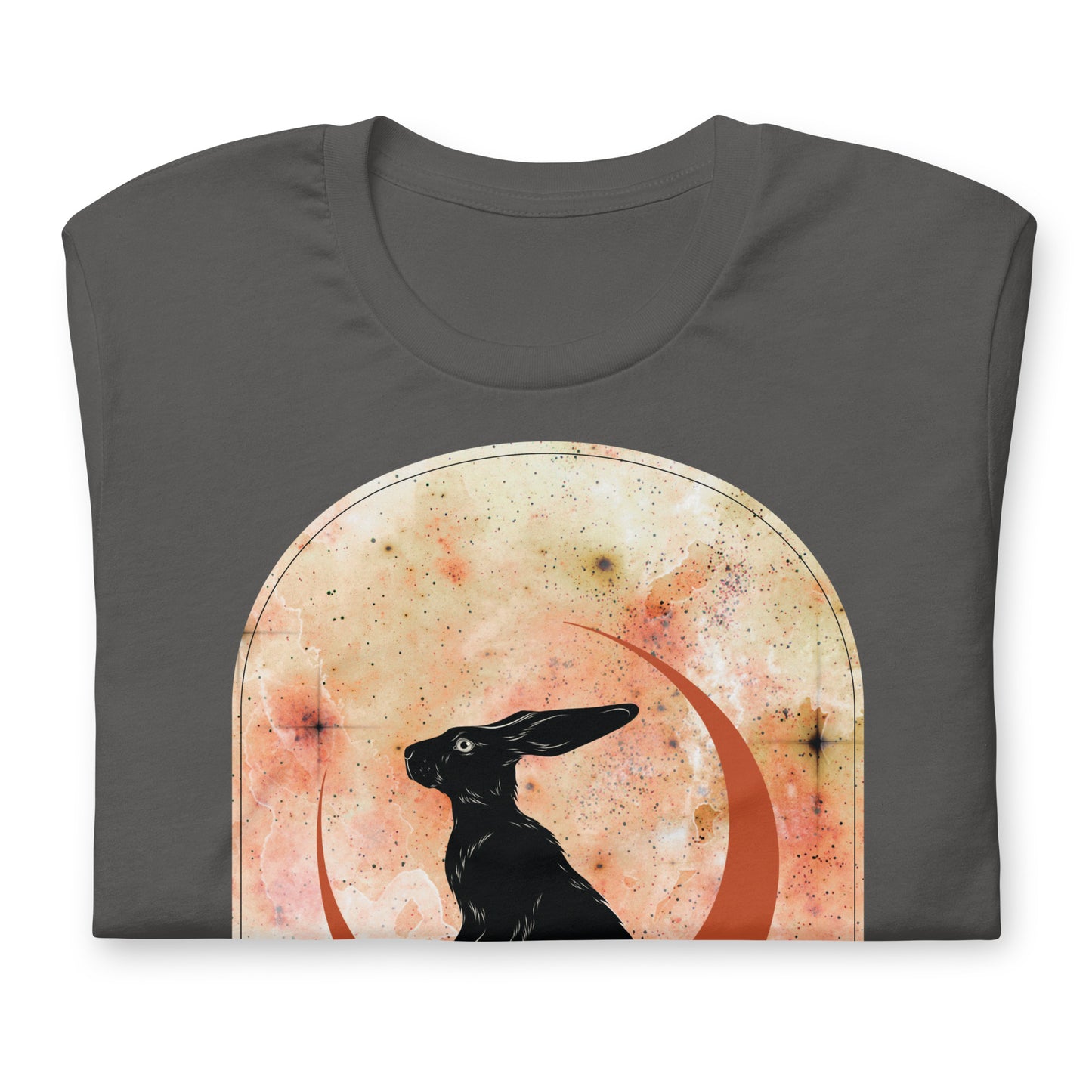 Witch's Familiar Hare Spirit Animal Shirt Rabbit Fairycore Dark Academia Witch Aesthetic Shirt