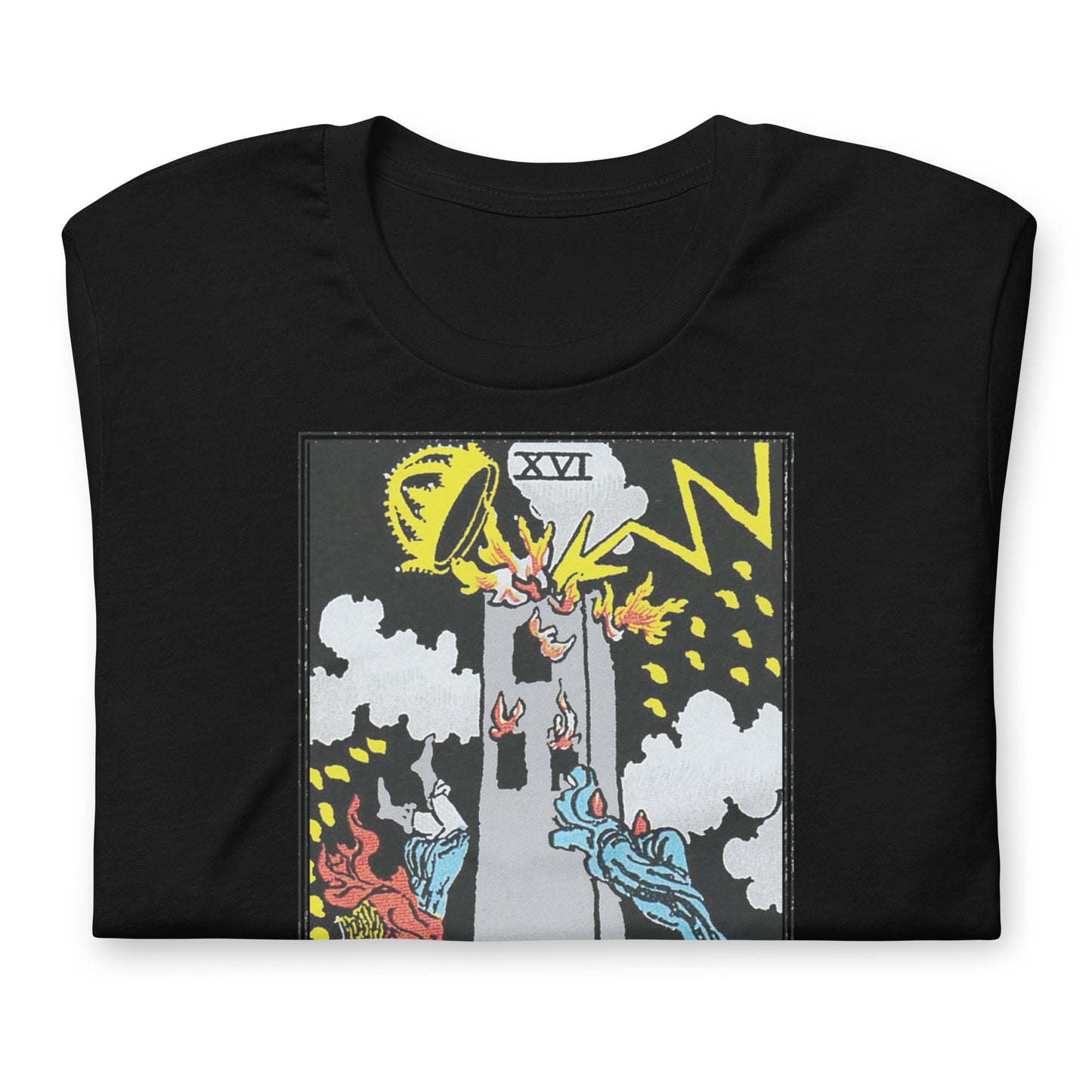 The Tower Tarot Card Shirt Dark Academia Gift for Tarot Readers