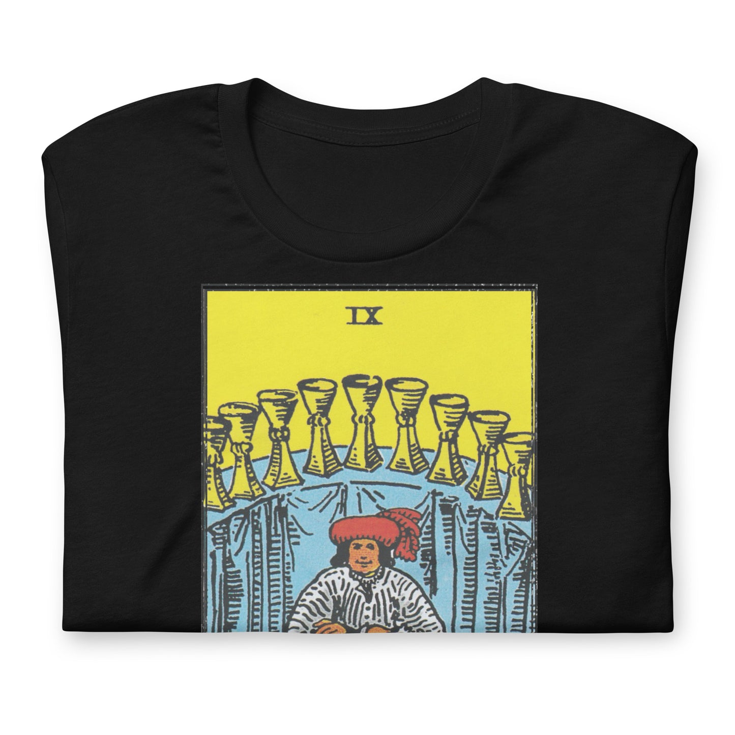 Nine of Cups Tarot Card Shirt Dark Academia Gift for Tarot Readers