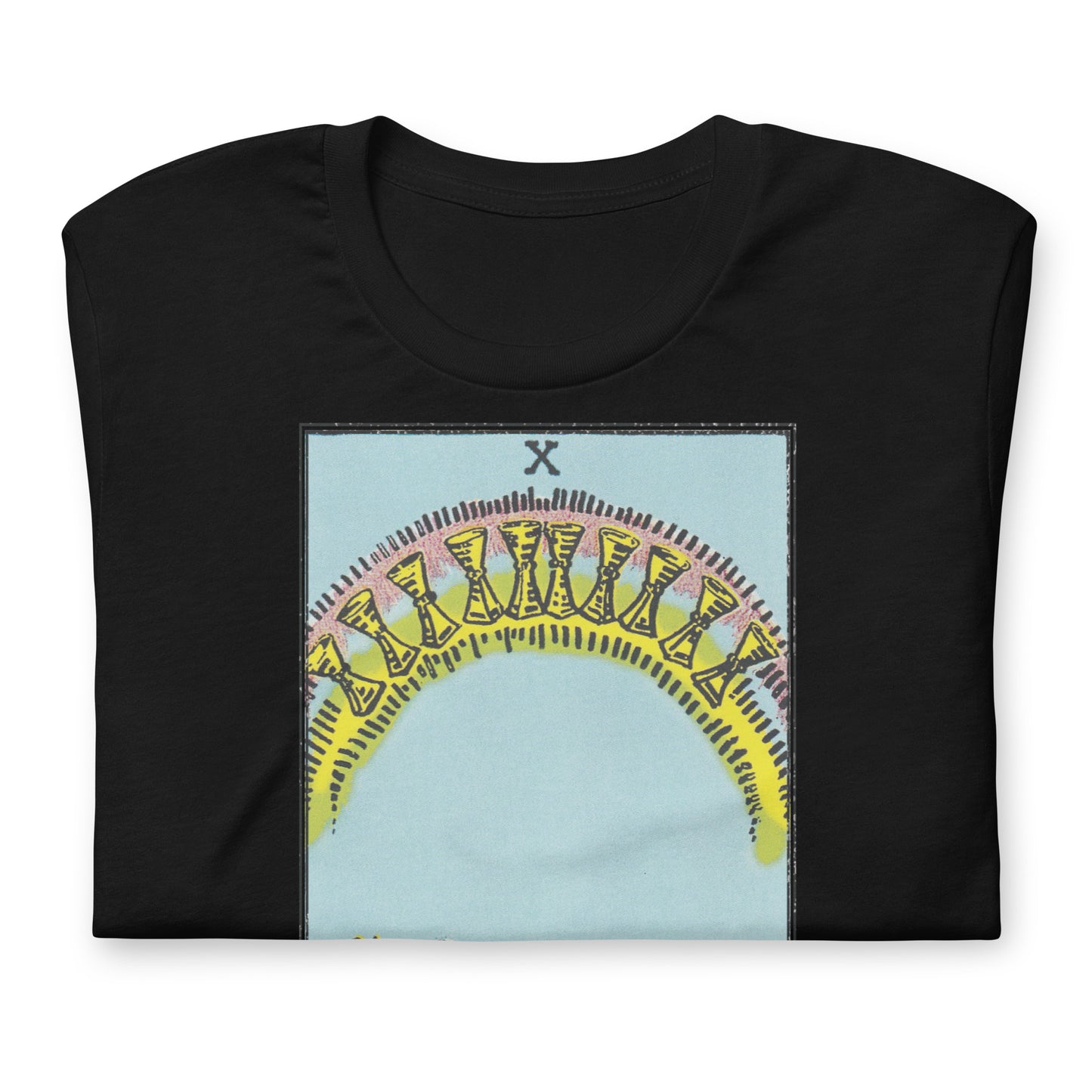 Ten of Cups Tarot Card Shirt Dark Academia Gift for Tarot Readers