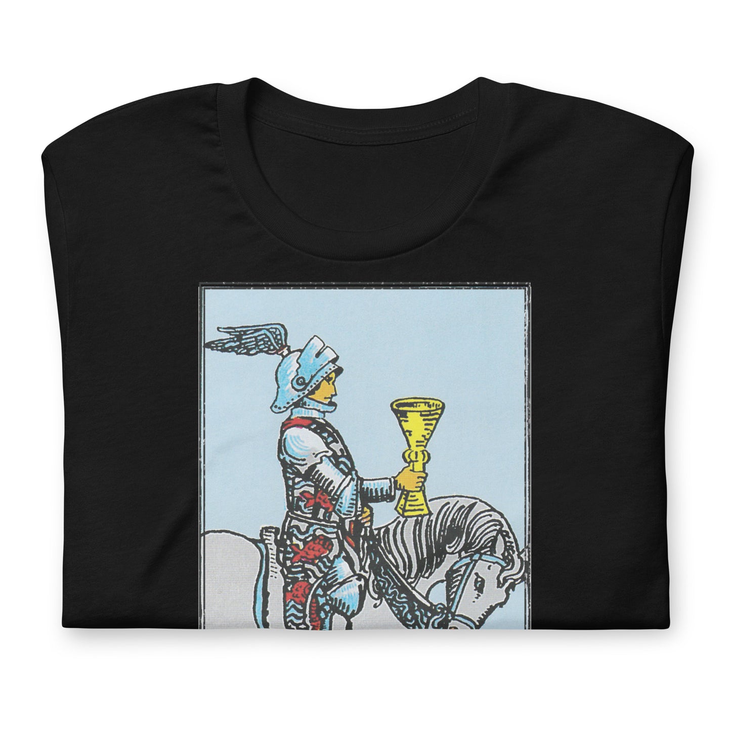 Knight of Cups Tarot Card Shirt Dark Academia Gift for Tarot Readers