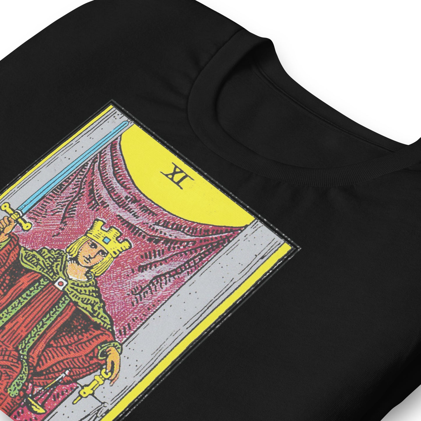 Justice Tarot Card Shirt Dark Academia Gift for Her or Him