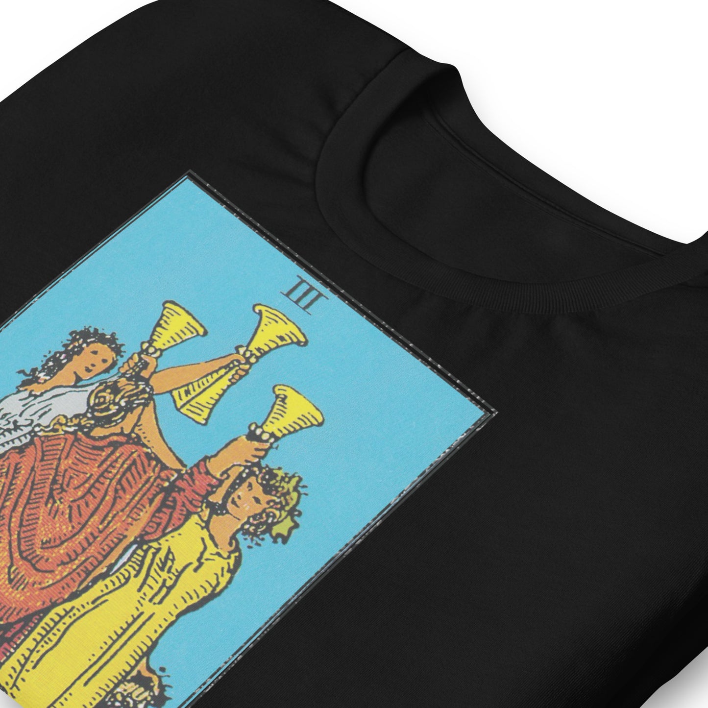 Three of Cups Tarot Card Shirt Dark Academia Gift for Tarot Readers