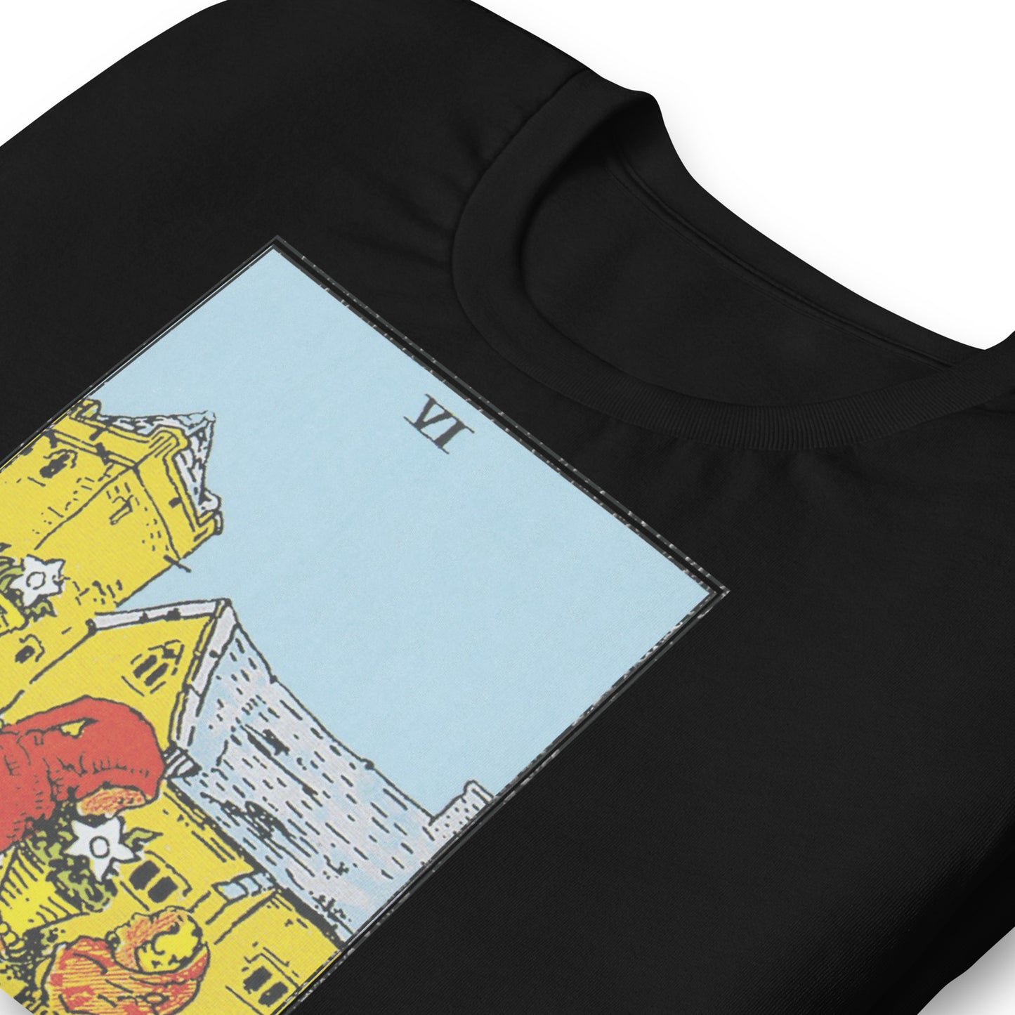 Six of Cups Tarot Card Shirt - Retro Nostalgia and Innocence