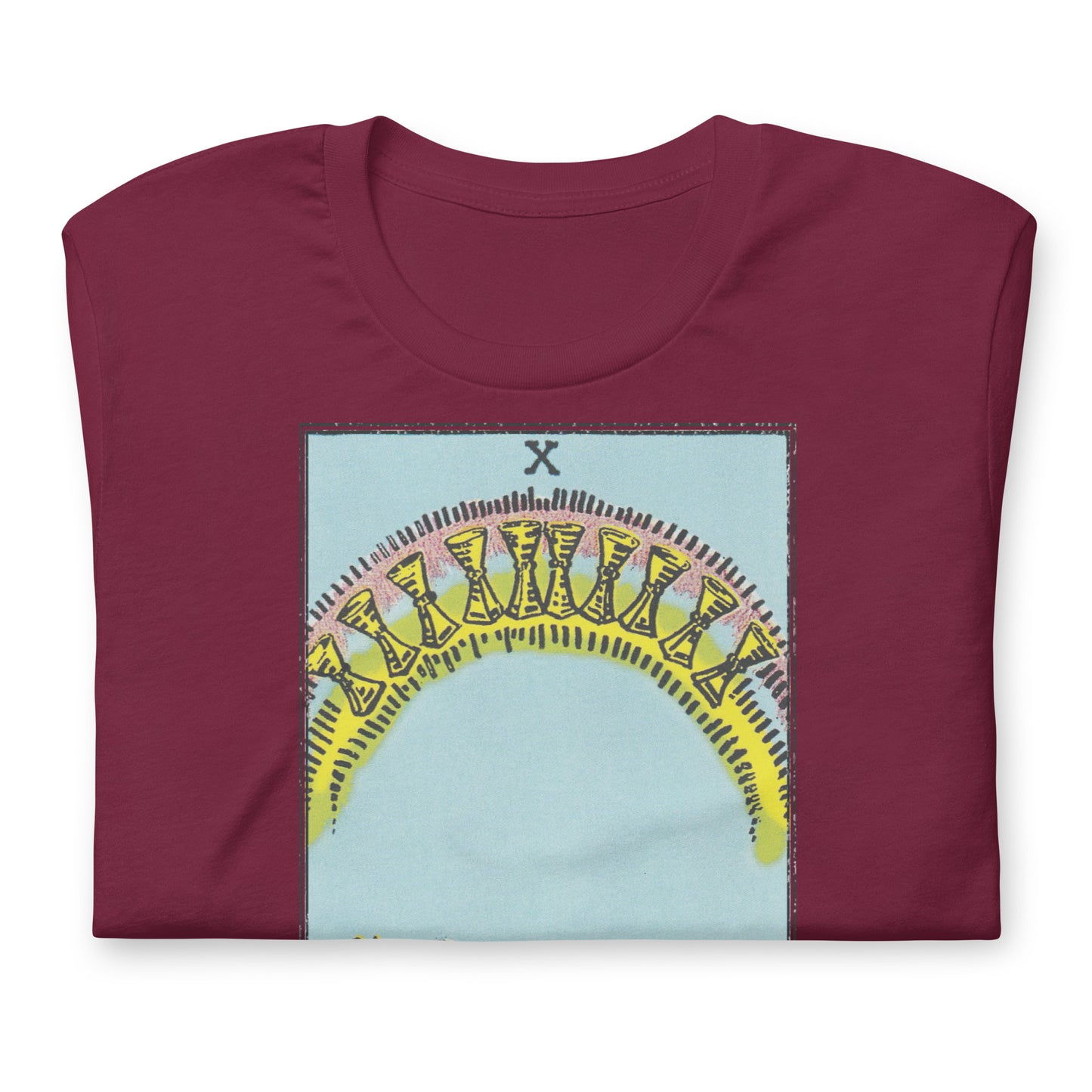 Ten of Cups Tarot Card Shirt Dark Academia Gift for Tarot Readers