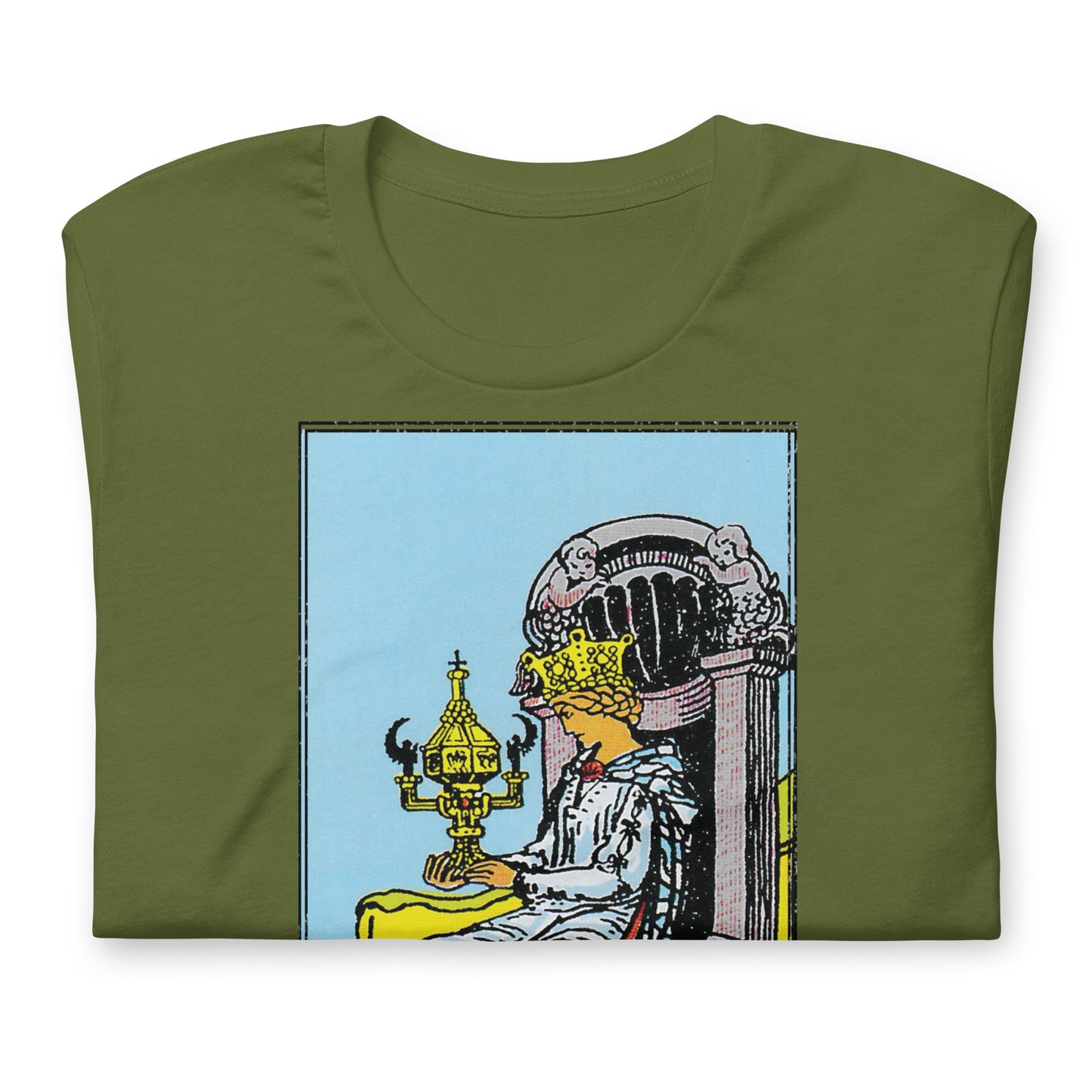 Queen of Cups Tarot Card Shirt Dark Academia Gift for Tarot Readers