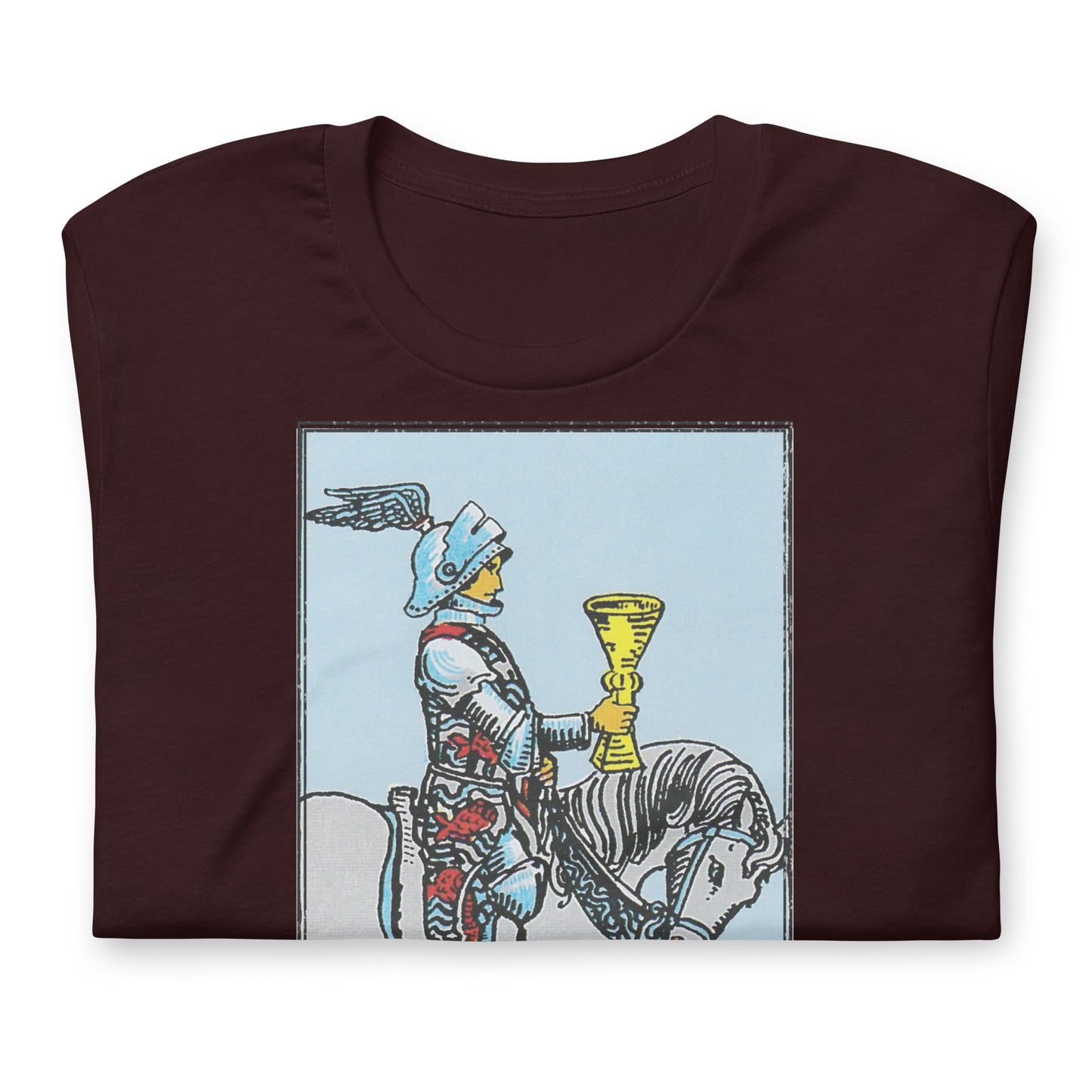 Knight of Cups Tarot Card Shirt Dark Academia Gift for Tarot Readers