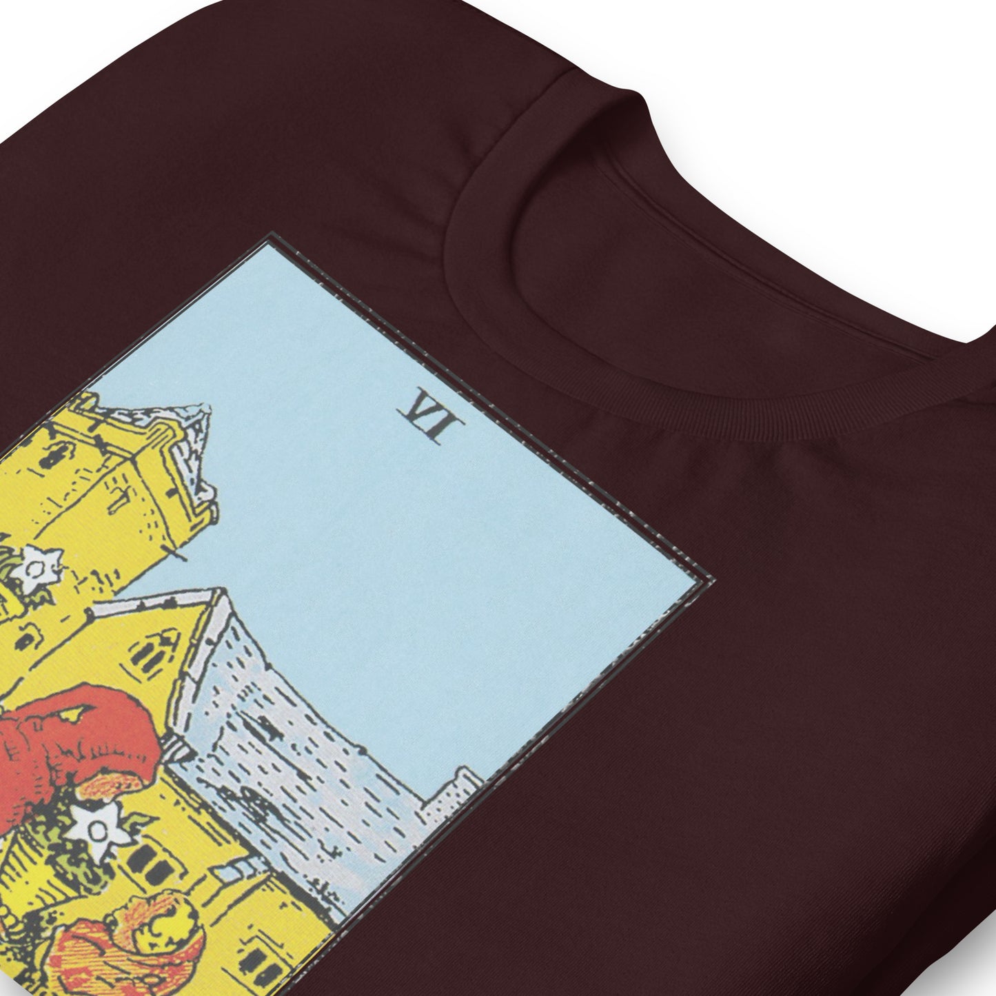 Six of Cups Tarot Card Shirt - Retro Nostalgia and Innocence