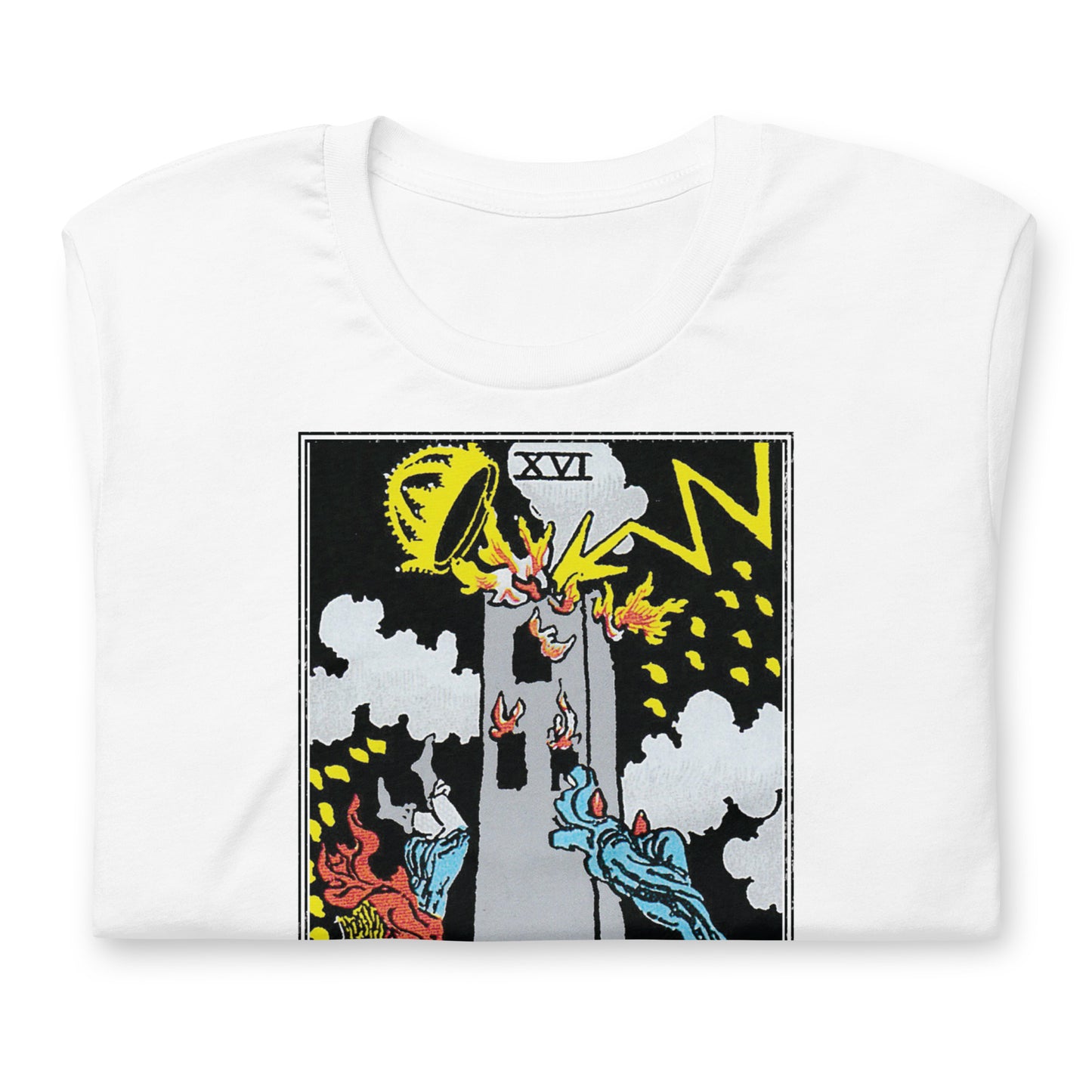 The Tower Tarot Card Shirt Dark Academia Gift for Tarot Readers