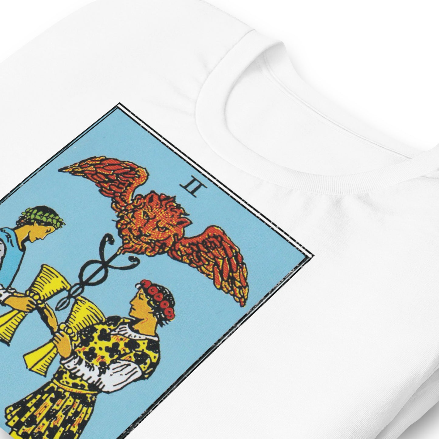 Two of Cups Tarot Card Shirt - Embrace Love and Harmony