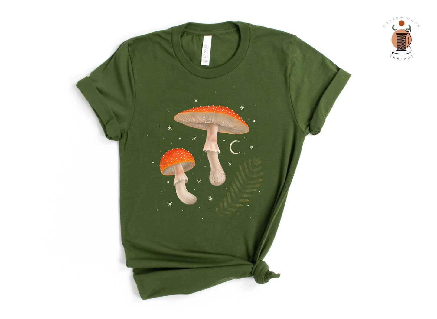 Celestial Mushroom Mystical Wild Forest Shirt Magical Gift for Nature Lovers