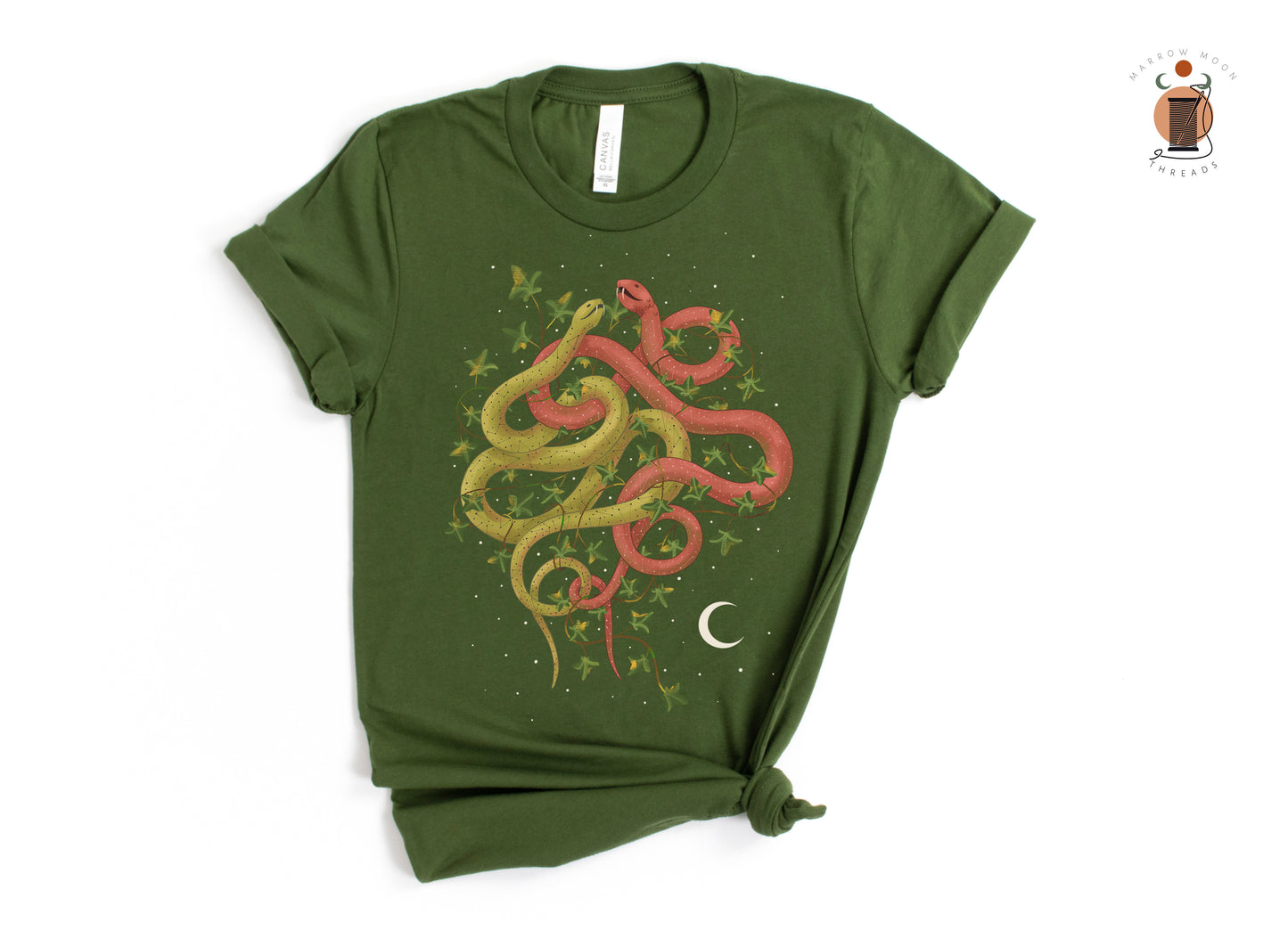 Magical Snake Mystical Wild Forest Shirt Mystical Gift for Nature Lovers