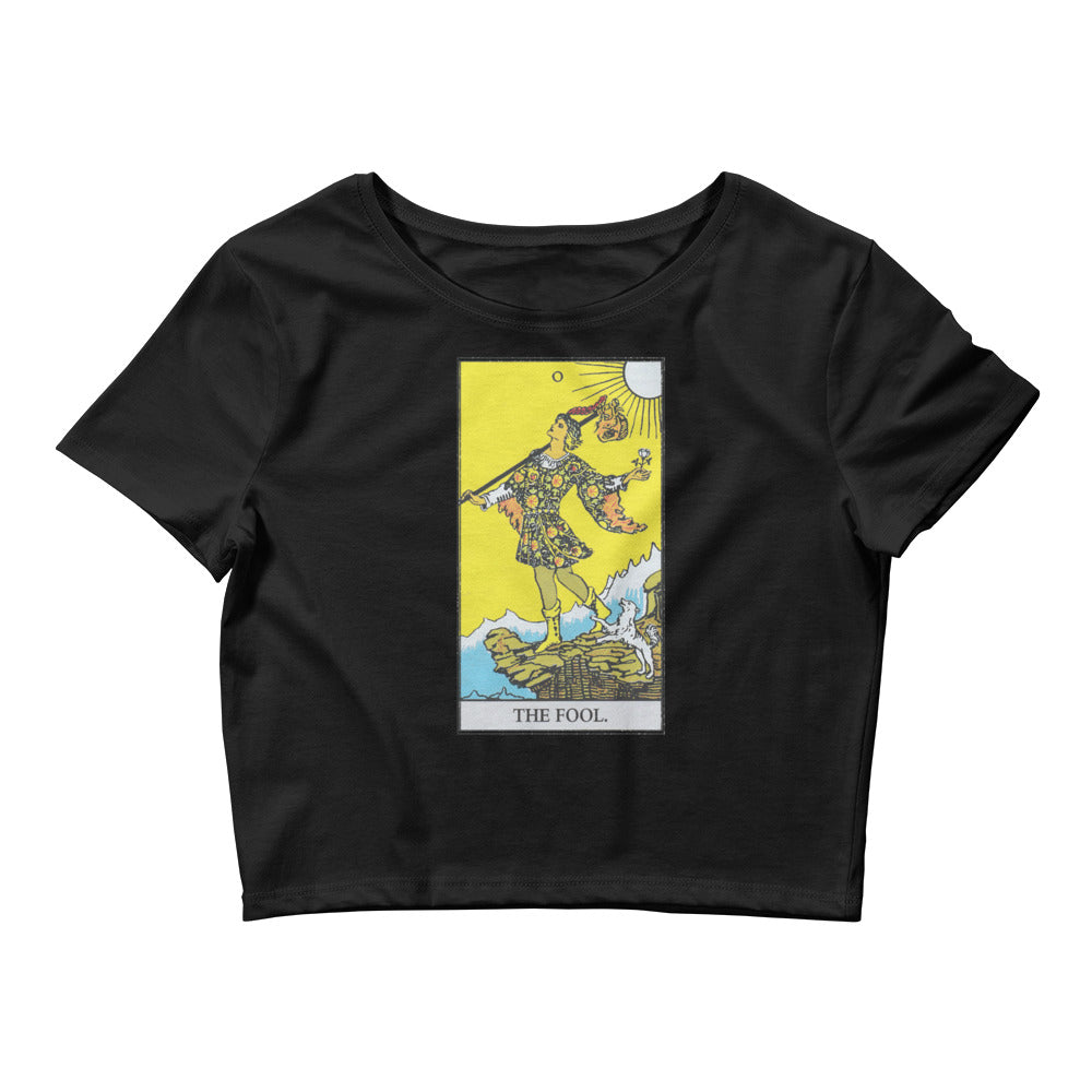 The Fool Tarot Card Shirt Witchy Crop Top Gift for Tarot Readers