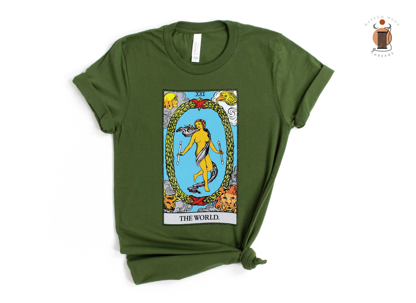 The World Tarot Card Shirt Dark Academia Gift for Tarot Readers