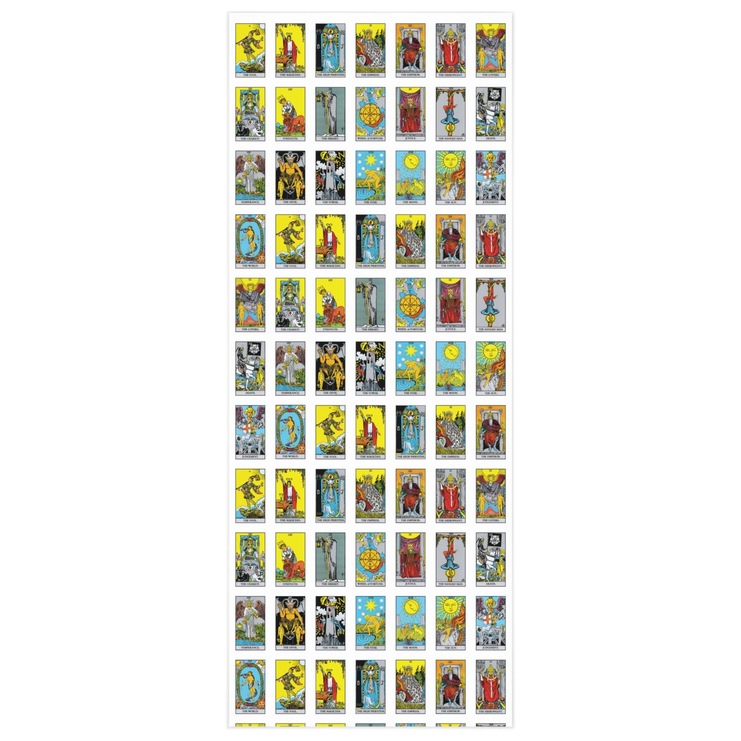 Tarot Card Gift Wrap Gothic Wedding Wrapping Paper Witchy Halloween Gift Wrap